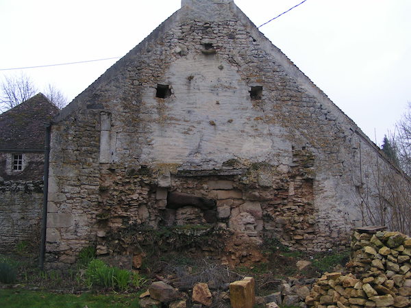 Maconnerie Beche Pain Bourdelas oratoire avant les travaux